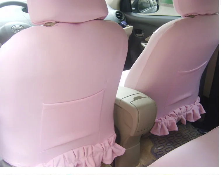 Женский мультфильм hello kitty универсальный чехол для автомобильных сидений набор для всех моделей автомобилей
