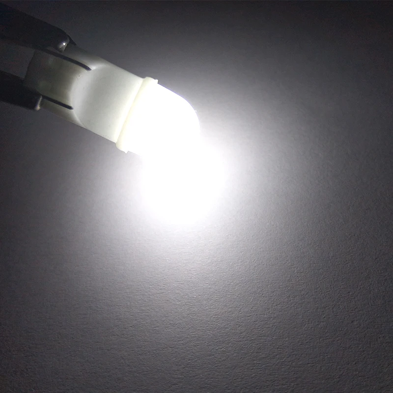 CNSUNNYLIGHT Newest Ceramic Base T10 W5W LED 3030 Car Interior Light Marker Lamp 12V 194 501 Wedge Parking Dome Bulb White 5500K (1)