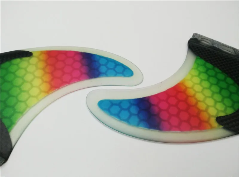 Future/FCS Fibreglass Colorful Quilhas Surfboard Honeycomb M Size Fin Surfing Fins Future/FCS Fibreglass Colorful Quilhas Surfboard Honeycomb M Size Fin Surfing Fins