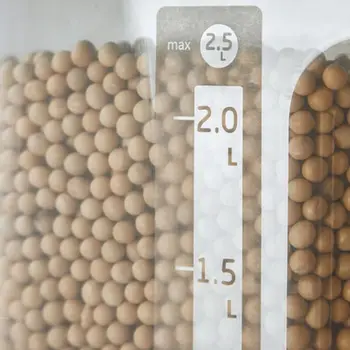 

1.8L/2.5L Cereals Storage Container Airtight Plastic Kitchen Food Seal Pot Cereal Grain Bean Rice Snacks Box Canister Jar