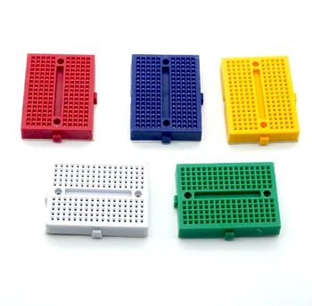 

10pcs/lot SYB-170 Mini Solderless Prototype Experiment Test Breadboard for arduino 170 Tie-points 35*47*8.5mm