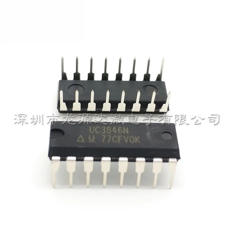 1 шт. UC3846N DIP16 UC3846 DIP 3846 DIP-16 импульсный источник питания контроллер IC инвертор/сварочный аппарат