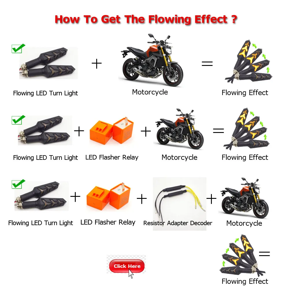 Flowing LED