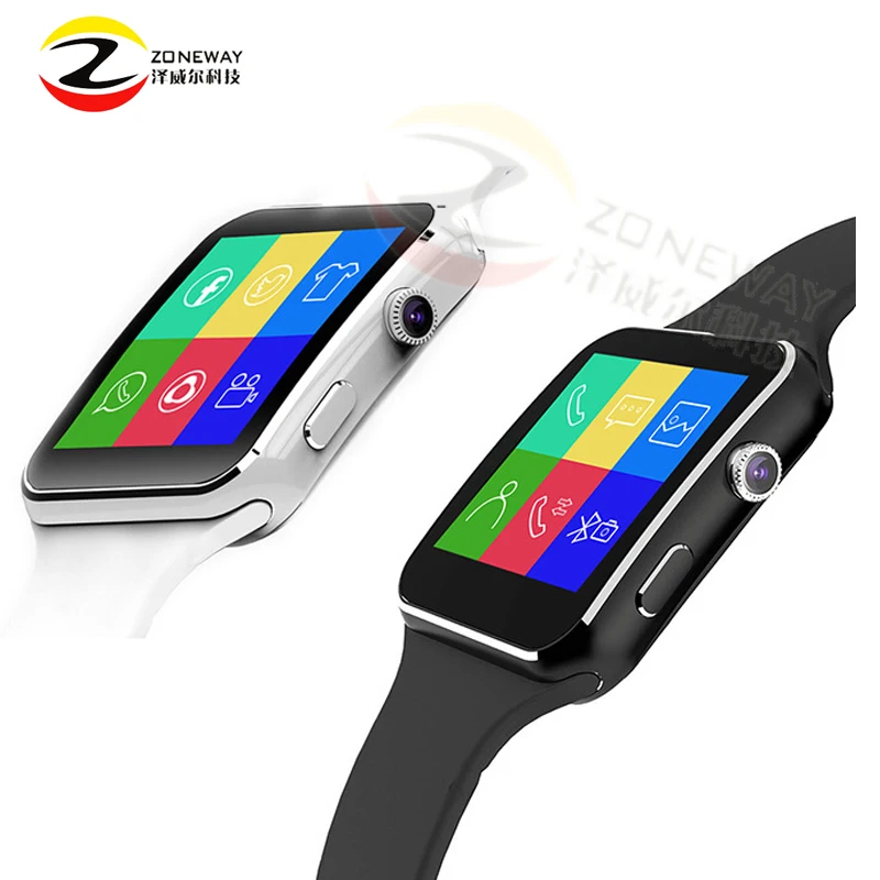 2017 New Bluetooth Smart Watch X6 electronics wearable devices Smartwatch For Apple Android Phone With Camera TF SIM Card slot