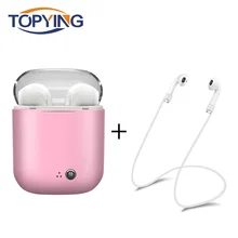 Bluetooth наушники Twins стерео музыка истинная беспроводная гарнитура для вождения с зарядкой 500 мАч коробка для хранения для смарт