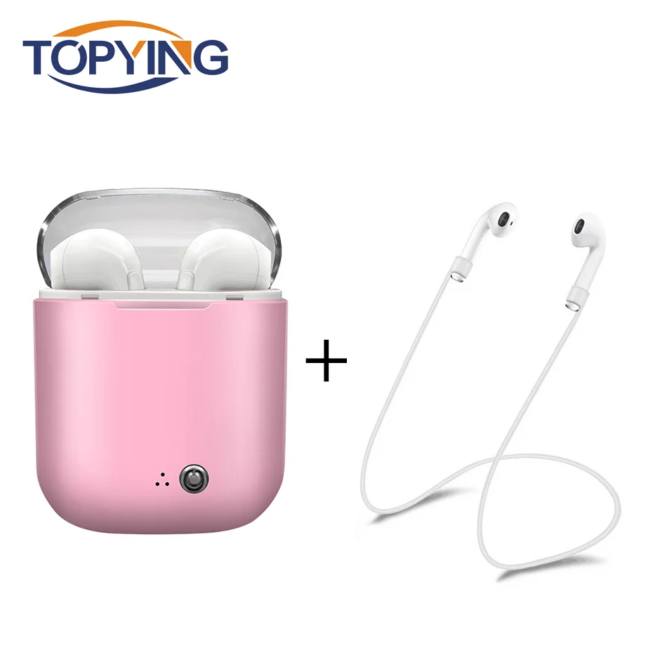 

Bluetooth Earphones Twins Stereo Music True Wireless Handsfree Driving Headsets With a 500 mah charging storage box for smart