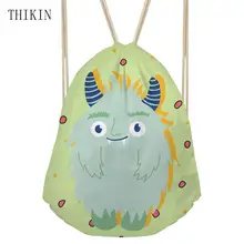 THIKIN Женский Водонепроницаемый Рюкзак Kawaii с мультяшным рисунком, сумка для плавания для девочек, спортивные сумки с завязками для подростков, мальчиков, Mochila