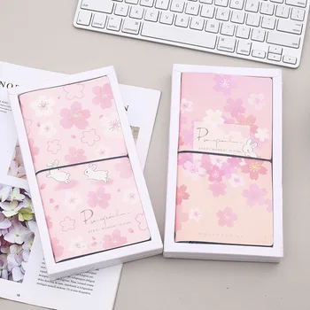 

1 pcs Kawaii Planner Notebook Pink rabbit Diary Book Exercise Composition Binding Note Notepad Gift Stationery