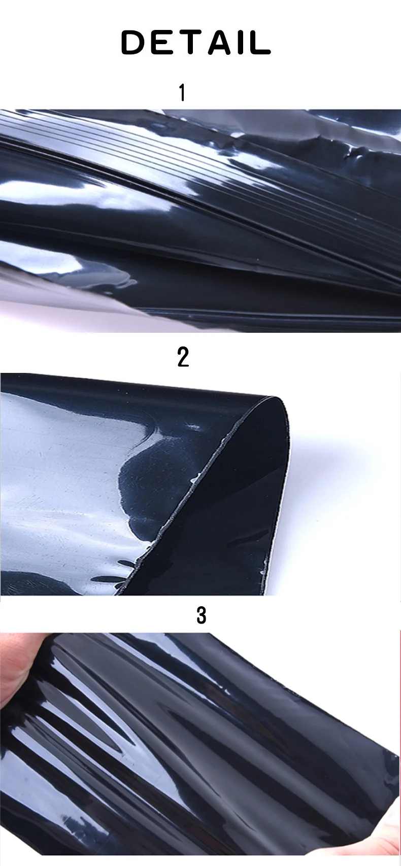 1 black,opaque,flat,Ziplock,pocket,Thicken,bag,Reseal,Zipper,Bulging,package,Store,Home,Office,food,storage,Powder,granules.Dried fruit,tea,seasoning,whole grains,casual  (3)