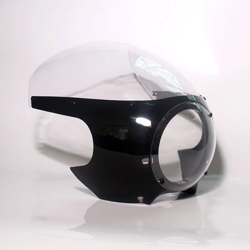Motorcycle Front Headlight Fairing Cafe Racer Drag Racing 5 3/4" Light