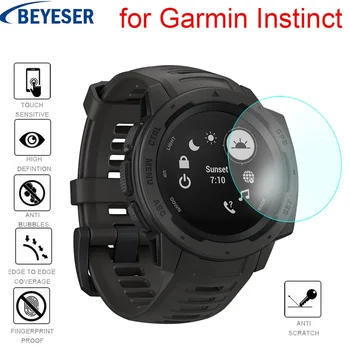 

2pcs Tempered Glass Screen Protector for Garmin instinct Protective Screen Film Anti Explosion Guard Watch Band for Garmin