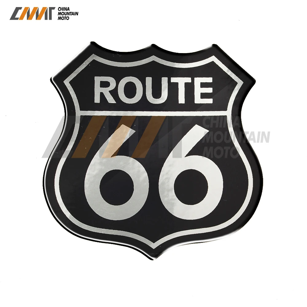 3D мотоцикл наклейка Америка US Route 66 стикер чехол для Harley Touring Electra Road Glide King BMW GS S1000 наклейки с индийской тематикой