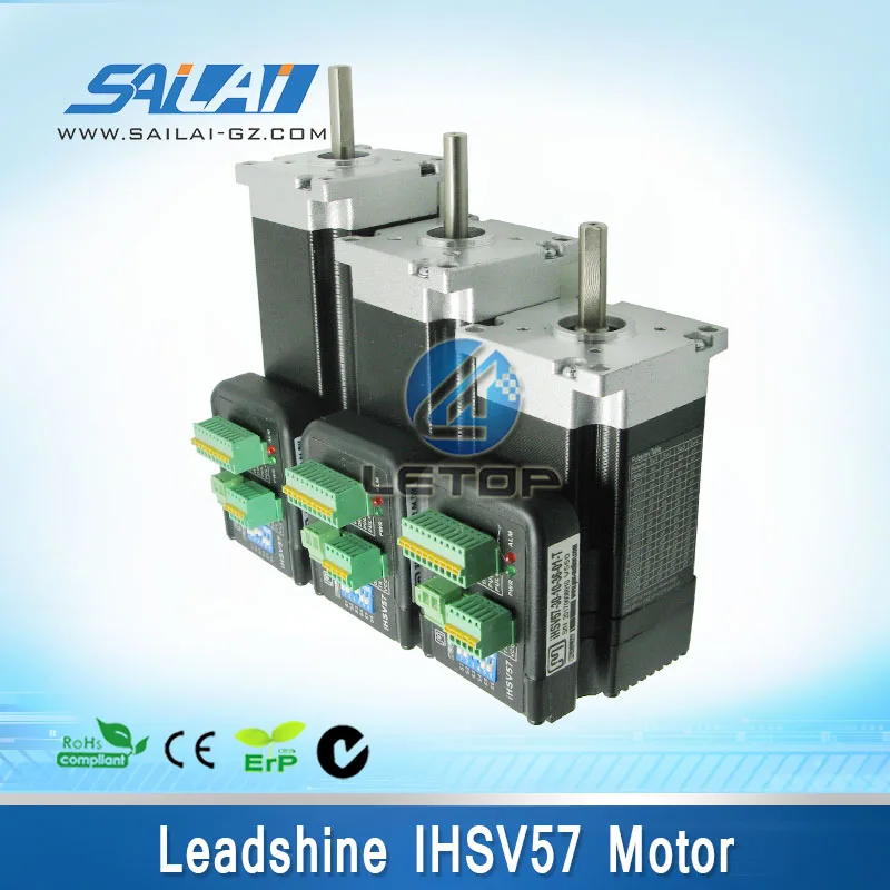 

High quality!!Printer Leadshine IHSV57 100/140/180W of AC servo motor for BYHX system