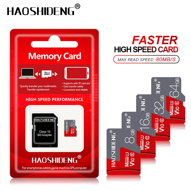 Новый слот для карт памяти micro sd card 64 Гб 128 256 GB microSD карты памяти EVO SDXC U3 флеш-карта, 32 ГБ оперативной памяти, 16 Гб встроенной памяти micro sd U1 SDHC C10