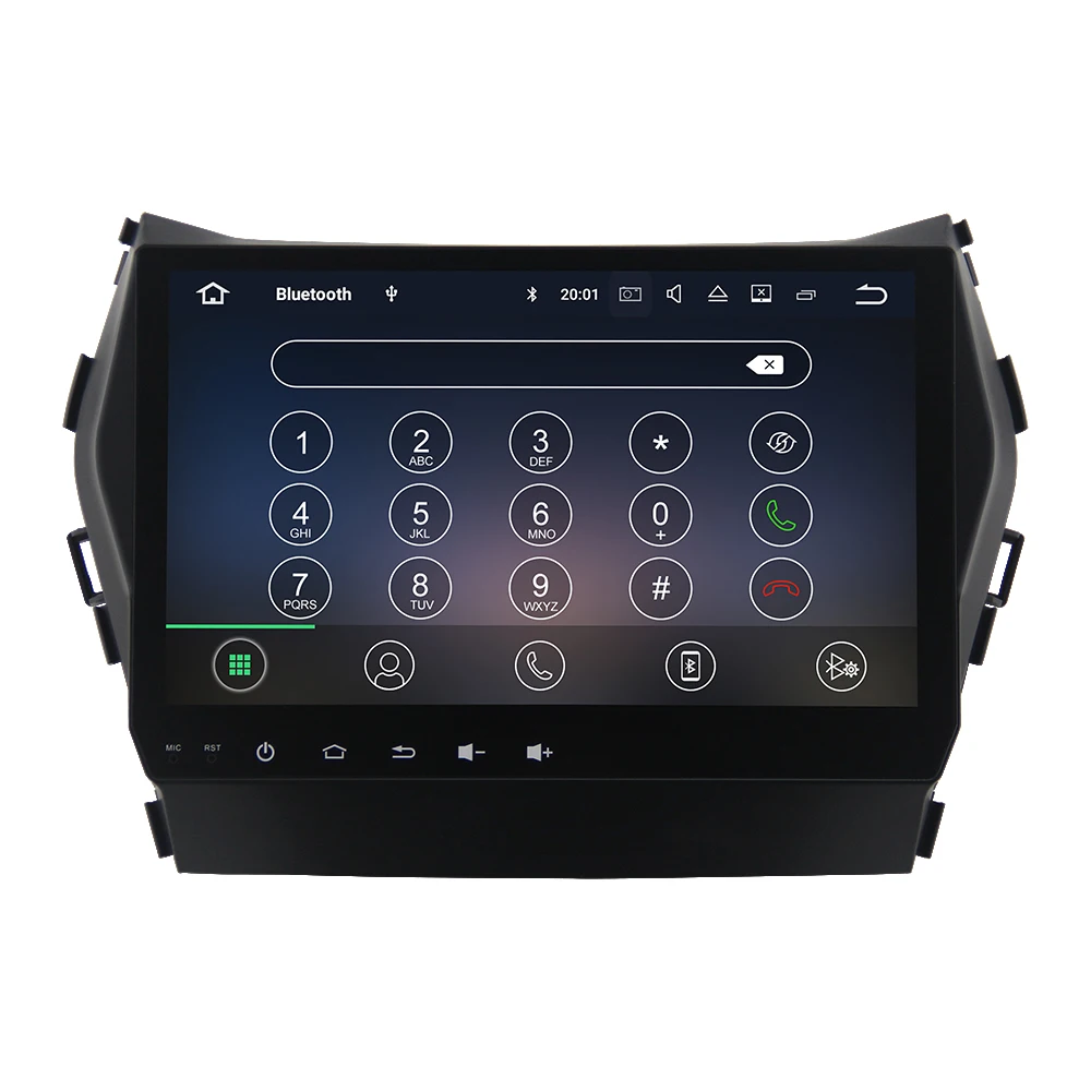 Sale 2 +16GB Quad-core android 7.1 car dvd multimedia for hyundai santa fe 2012-2014 ix45 with wifi/swc/rds/3g/usb/camera/dvr 2