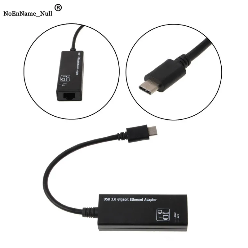 

Type C To RJ45 Gigabit Ethernet Adapter USB 3.1 Type C USB-C To RJ45 Lan Network Gigabit Ethernet Adapter 10/100/1000Mbps