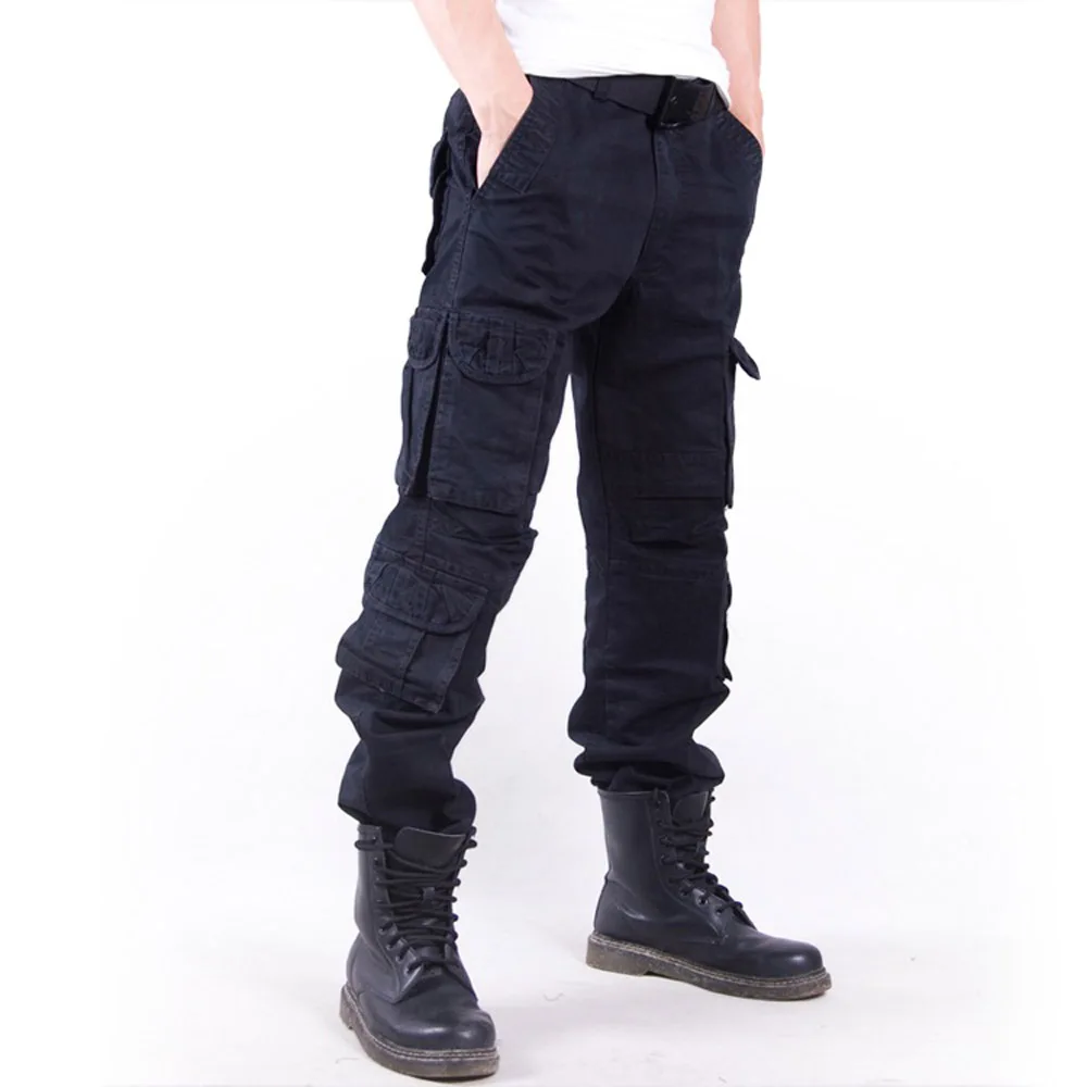 Мужские тактические брюки размера плюс, камуфляжные брюки-карго, повседневные брюки в стиле милитари, брюки, комбинезоны
