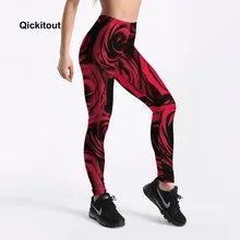 Kadınlar seksi tayt kırmızı güller baskılı egzersiz rahat pantolon pantolon artı boyutu yaz kırmızı pantolon