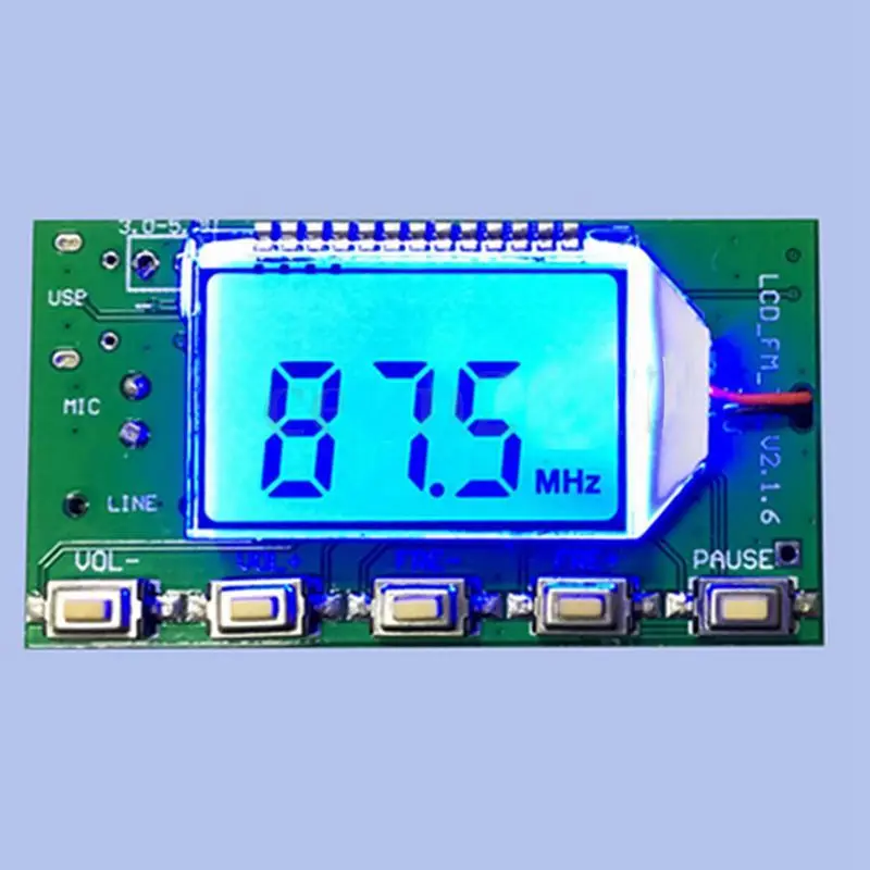  DSP PLL 87-108mhz Digital Wireless Microphone Stereo FM Transmitter Module Board