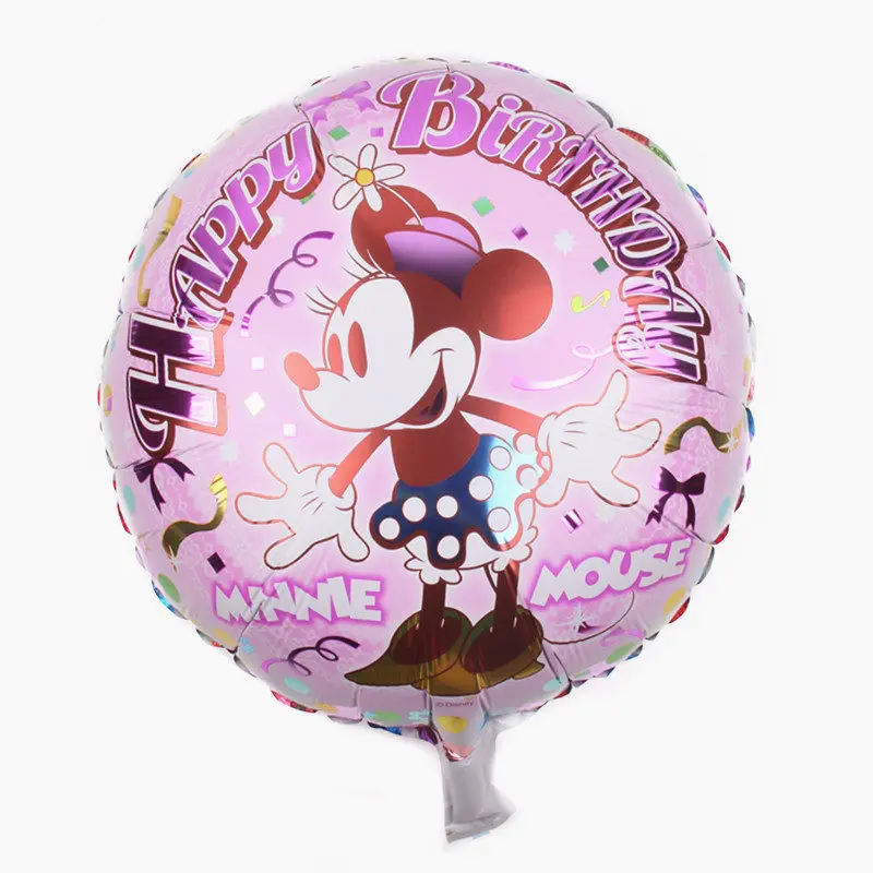 Hdbfh Новинка 18-дюймовые Микки и Минни Маус серии Алюминий воздушные шары для детского праздника вечерние украшения Воздушные шары высокое качество - Цвет: Figure balloon
