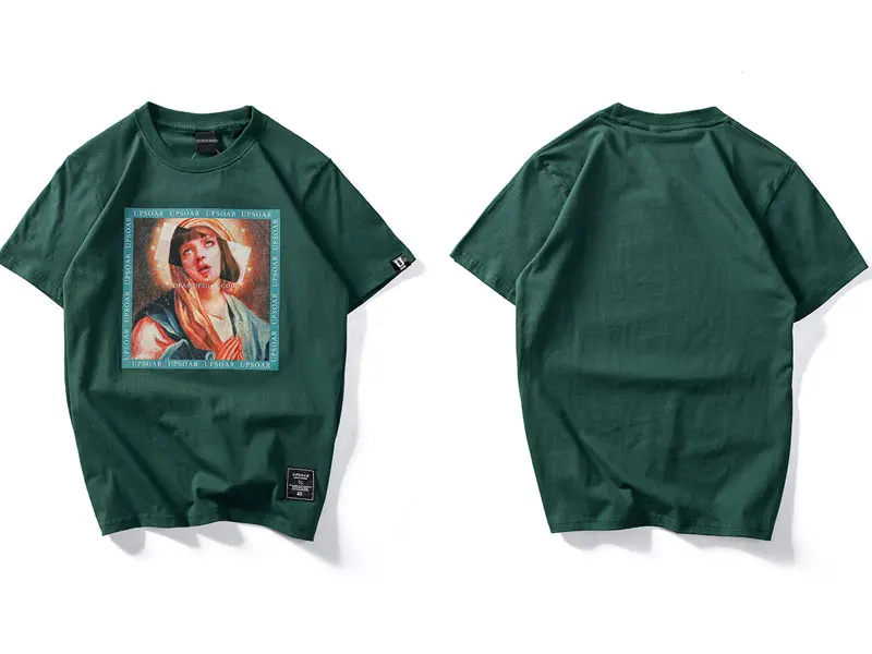 Virgin Mary Men's T-Shirts 1