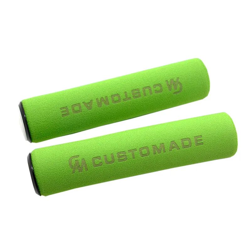 1 пара мягкий Поролоновый губка bmx mtb велосипед Цикл ручка руль бар ручки - Цвет: Зеленый