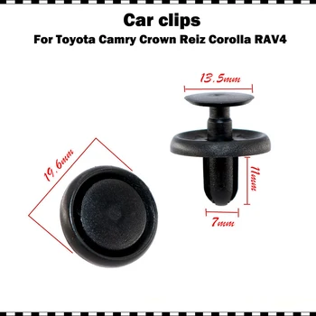 

Highquality Nylon Front Fender Liner Clip Hood Bumper Retainer for Toyota Corolla Camry Yaris Crown Reiz Lexus ES350 IS250 Scion