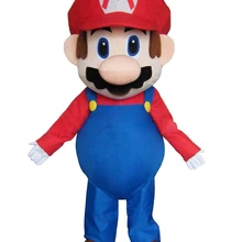 Взрослый размер Супер Марио маскарадный костюм нарядное платье прекрасные братья костюм для Хэллоуина вечерние события