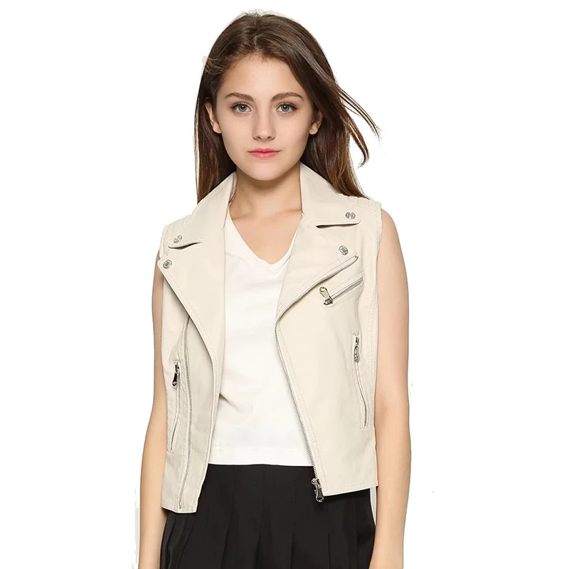 ladies leather waistcoats