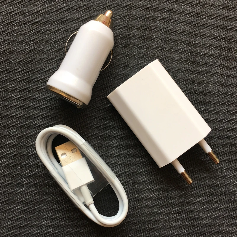 

GEUMXL 3pcs/lot Accessories EU Plug Wall Charger Adapter + USB Data Cable+ Car charger for iPhone 5 5s 5c SE 6 6s 7 Plus