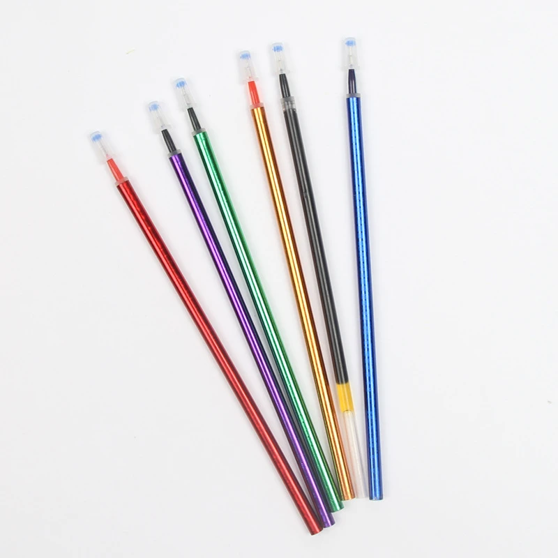 

DL A024 Bibi 0.5mm head neutral core needle core for black blue red pen 6 color pencils wholesale fresh Exquisite small gift
