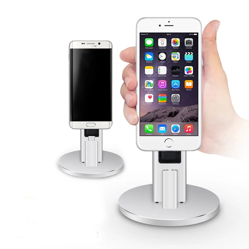 

1Pcs High quality Universal for IOS SmartPhone Dock Desktop Dock Holder Stand Base Charger Cell phone Gray Newest Free Shipping
