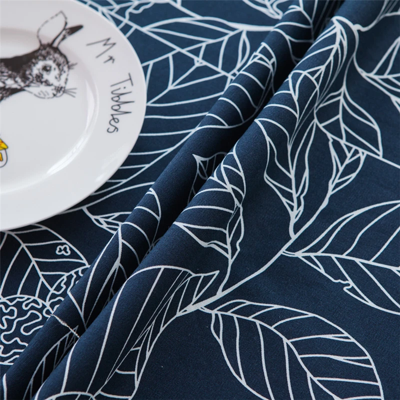 Rectangular Tablecloth Cotton Polyester Fabric Tableclothes For Rectangular Tables Pastoral Table Cloth For Home Tea Table Cover