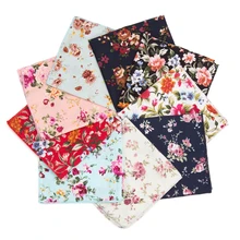 Платок хлопок Цветочный галстук практичные носовые платки для мужчин Карманный квадратный формальный свадебный 22*22 см платье zakdoek