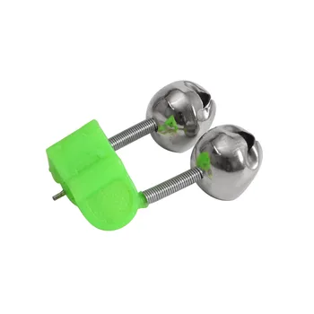 

100PC Fishing Rod Bite Alarm Twin Bells Clip Alerter Fishing Rod Portable Mini Bite Alarm Electronic Sport Device Bite Wireless