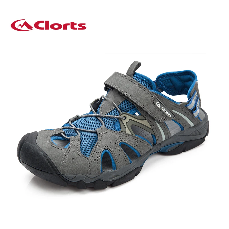 

Clorts Men Aqua Shoes Beach Sandals Quick Dry Summer Outdoor Shoes PU Water Shoes SD-207B/C