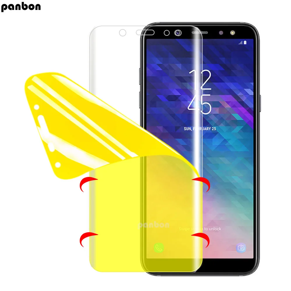 

3D screen protector for samsung galaxy S10 5G plus lite S9 S8 S6 S7 edge Plus hydrogel film Screen guard gel protective film