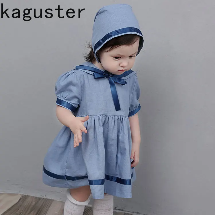 

Spanish Baby Clothes Baby Girls Princess Dress Navy Blue Robe Fille Vestidos Infantile Spanish Girls Dress Kids Summer Clothes