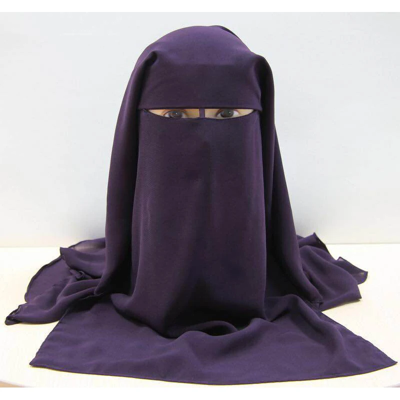 Мусульманская бандана шарф мусульманская 3 слойная шапочка Niqab из паранки