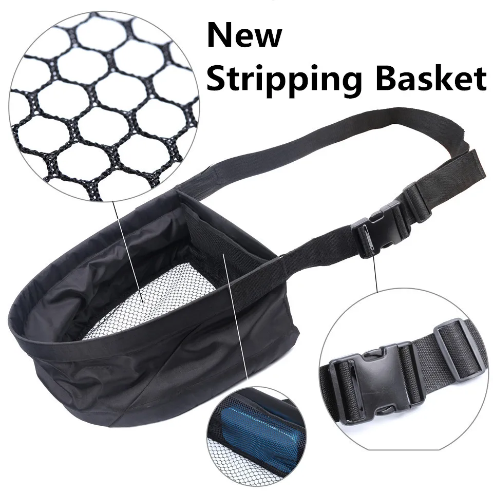 Maximumcatch Line Casting Stripping Basket with Carry Bag Adjustable Quick  Drain Fly Fishing Basket