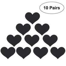 10 пар, женские накладки на соски, клейкие накладки на грудь, мульти дизайн, наклейка на сосок, атласная наклейка на груди(черная