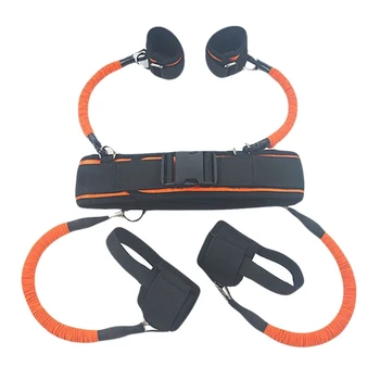 

150 Lbs Boxing Mma Crossfit Training Belt Leg Strength And Agility Training Strap For Football Basketball Taekwondo Exercise
