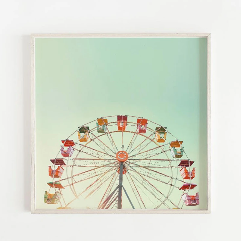 Ferris wheel Canvas Art Poster Home Decor