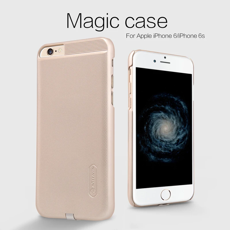 6 6S Nillkin Magic Series Qi Wireless Fast Charging Receiver Phone Back Covers For Apple iPhone