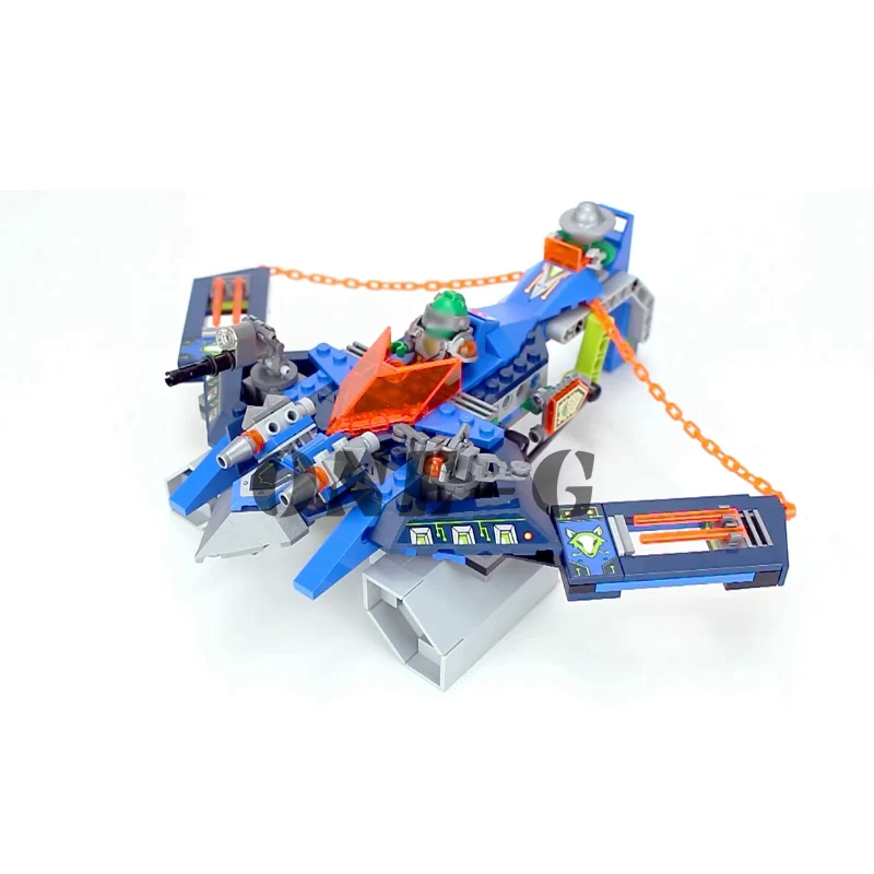 

Compatible with nexo knights 70320 Building blocks 10517 Bricks Aaron Fox's Aero-Striker V2 figures toys for children