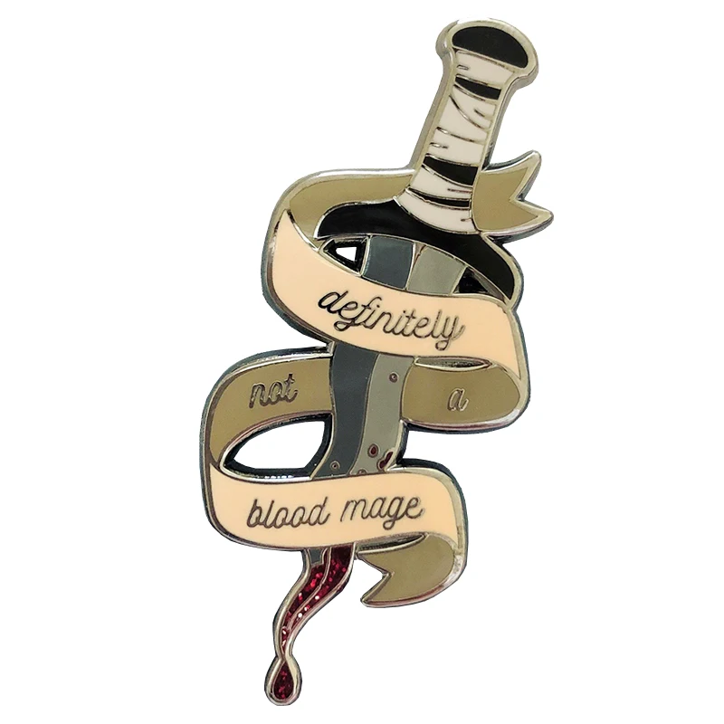 

Definitely Not a Blood Mage Enamel Pin