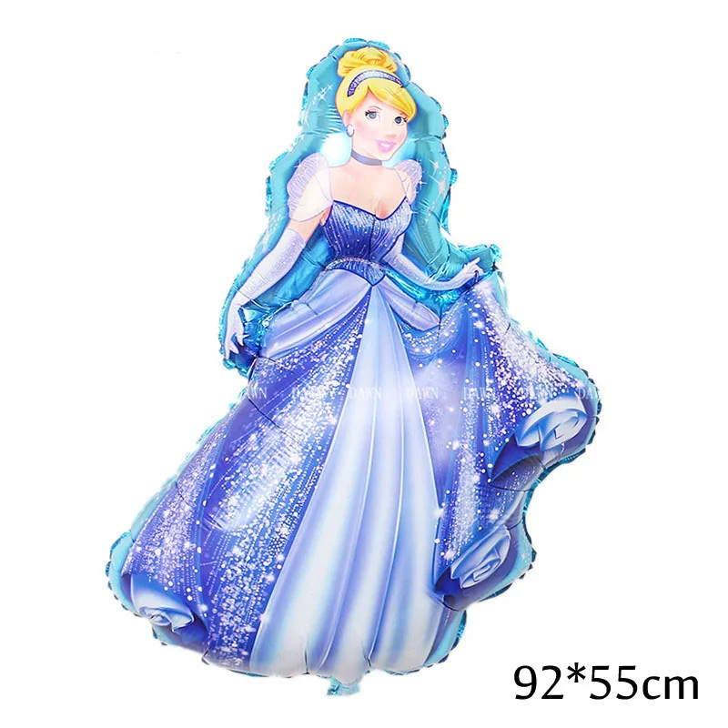 Большая Белль Золушка Белоснежка Эльза Принцесса фольга воздушные шары для дня рождения украшения гелиевые шары подарок для детей - Цвет: Cinderella