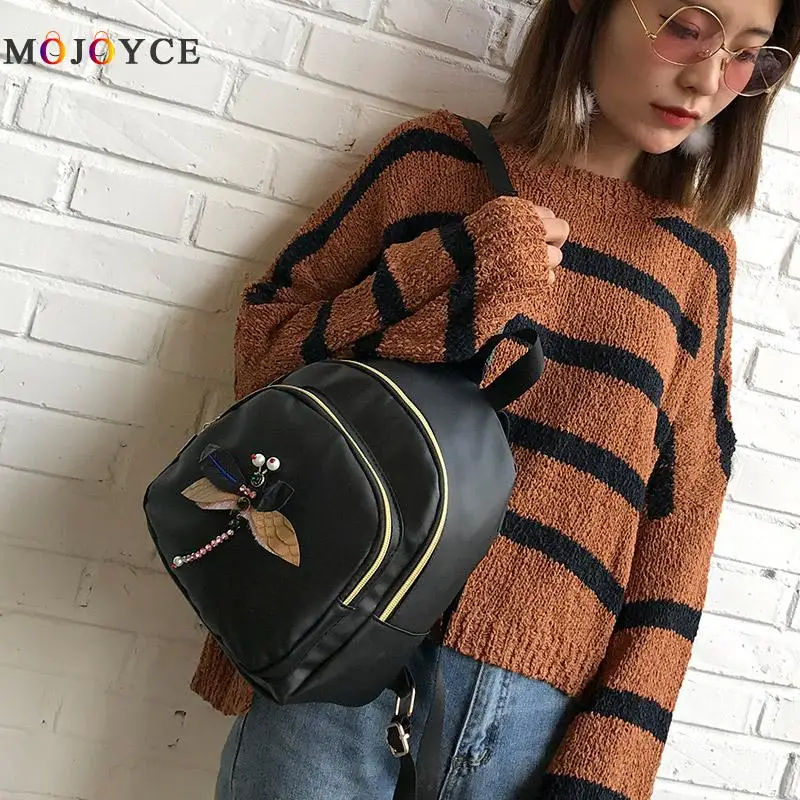 Hecho a mano de bordado Mochila de Mujeres de moda diseñador hombro viaje Mochila Feminina