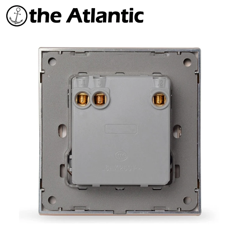 Настенный выключатель Atlantic 2 клавиши 1 Путь Большие Настенные переключатели
