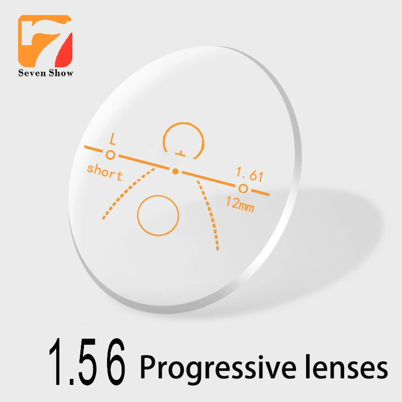 

1.56 Progressive Lens Aspheric Anti Reflective Multi-focal Lens HMC Graduated Progressive Addition Varifocal Lens
